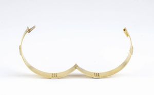 Bracciale rigido in oro e diamanti  - Asta Gioielli, orologi, argenti e penne - Associazione Nazionale - Case d'Asta italiane