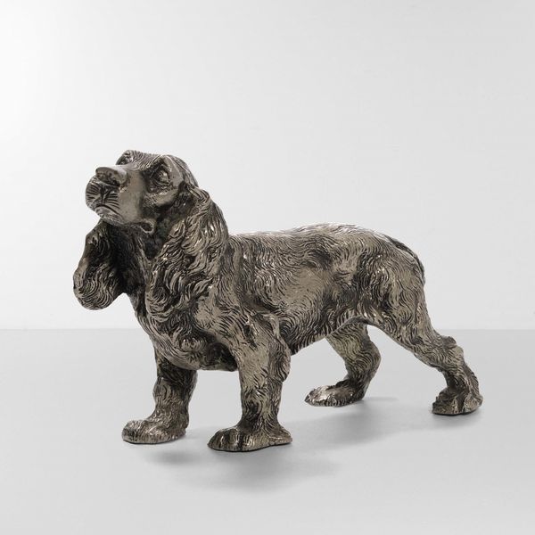 Paolo Bertoni : Scultura Spaniel Cocker  - Asta Arredi del '900 - Associazione Nazionale - Case d'Asta italiane