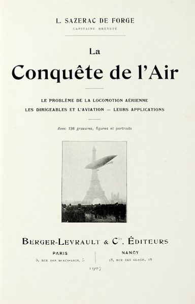 GIUSEPPE BOFFITO : Biblioteca aeronautica italiana illustrata. Precede uno studio sull'aeronautica nella letteratura nell'arte e nel folklore (-primo supplemento decennale, 1927-1936).  - Asta Autografi e manoscritti, Futurismo, libri del Novecento e libri d'artista [Parte I] - Associazione Nazionale - Case d'Asta italiane