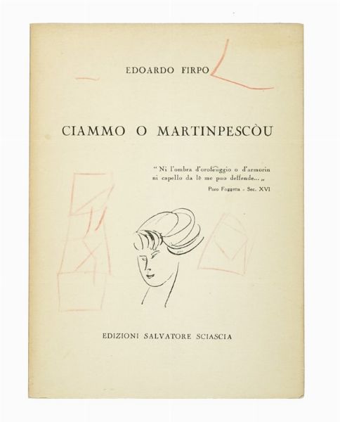 EDOARDO FIRPO : 14 volumi dai Quaderni di Galleria.  - Asta Autografi e manoscritti, Futurismo, libri del Novecento e libri d'artista [Parte I] - Associazione Nazionale - Case d'Asta italiane