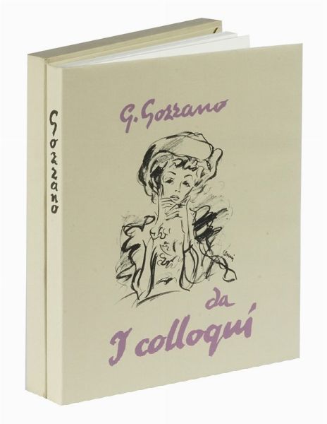 GUIDO GOZZANO : Liriche scelte da I colloqui.  - Asta Autografi e manoscritti, Futurismo, libri del Novecento e libri d'artista [Parte I] - Associazione Nazionale - Case d'Asta italiane