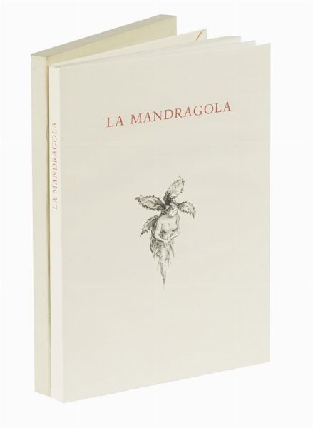 Niccol Machiavelli : La Mandragola commedia.  - Asta Autografi e manoscritti, Futurismo, libri del Novecento e libri d'artista [Parte I] - Associazione Nazionale - Case d'Asta italiane