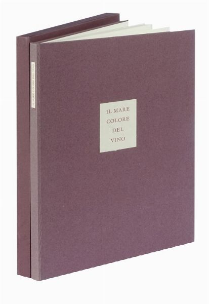 LEONARDO SCIASCIA : Il mare colore del vino.  - Asta Autografi e manoscritti, Futurismo, libri del Novecento e libri d'artista [Parte I] - Associazione Nazionale - Case d'Asta italiane