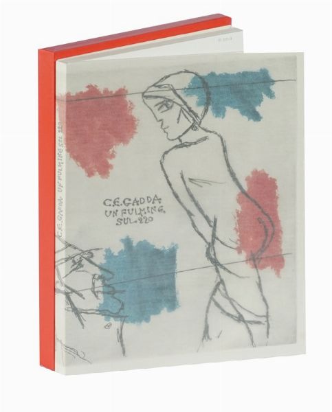 CARLO EMILIO GADDA : Un fulmine sul 220. Un'orchestra di 120 professori.  - Asta Autografi e manoscritti, Futurismo, libri del Novecento e libri d'artista [Parte I] - Associazione Nazionale - Case d'Asta italiane