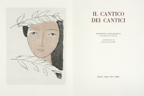 GIANFRANCO RAVASI : Il Cantico dei Cantici.  - Asta Autografi e manoscritti, Futurismo, libri del Novecento e libri d'artista [Parte I] - Associazione Nazionale - Case d'Asta italiane