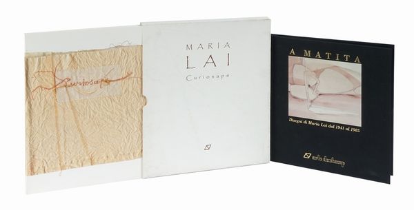 MARIA LAI : Curiosape.  - Asta Autografi e manoscritti, Futurismo, libri del Novecento e libri d'artista [Parte I] - Associazione Nazionale - Case d'Asta italiane