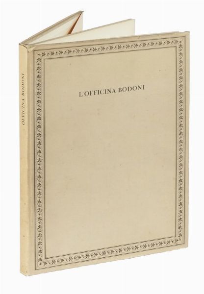 GIOVANNI MARDERSTEIG : L'Officina Bodoni. La regola e le stampe di un torchio durante i primi sei anni del suo lavoro.  - Asta Autografi e manoscritti, Futurismo, libri del Novecento e libri d'artista [Parte I] - Associazione Nazionale - Case d'Asta italiane