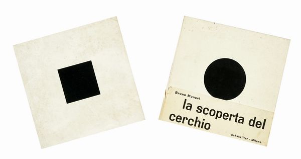 BRUNO MUNARI : Il quadrato.  - Asta Autografi e manoscritti, Futurismo, libri del Novecento e libri d'artista [Parte I] - Associazione Nazionale - Case d'Asta italiane