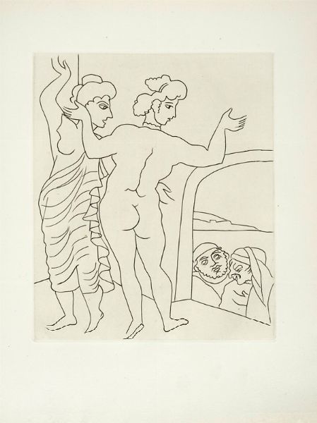 ARBITER PETRONIUS : Le Satyricon. Cuivres gravs par Andr Derain.  - Asta Autografi e manoscritti, Futurismo, libri del Novecento e libri d'artista [Parte I] - Associazione Nazionale - Case d'Asta italiane