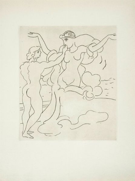 ARBITER PETRONIUS : Le Satyricon. Cuivres gravs par Andr Derain.  - Asta Autografi e manoscritti, Futurismo, libri del Novecento e libri d'artista [Parte I] - Associazione Nazionale - Case d'Asta italiane