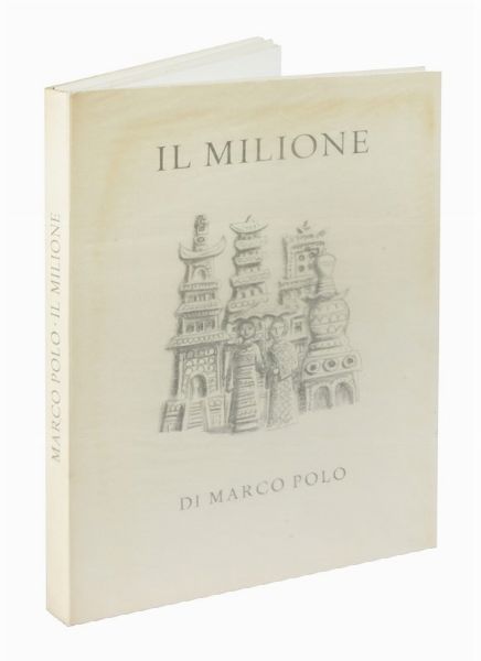 MARCO POLO : Il Milione.  - Asta Autografi e manoscritti, Futurismo, libri del Novecento e libri d'artista [Parte I] - Associazione Nazionale - Case d'Asta italiane