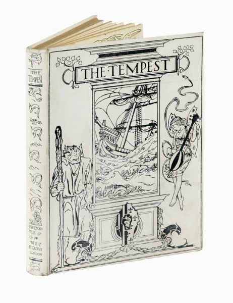 WILLIAM SHAKESPEARE : The tempest [...] decorated by Robert Anning Bell.  - Asta Autografi e manoscritti, Futurismo, libri del Novecento e libri d'artista [Parte I] - Associazione Nazionale - Case d'Asta italiane