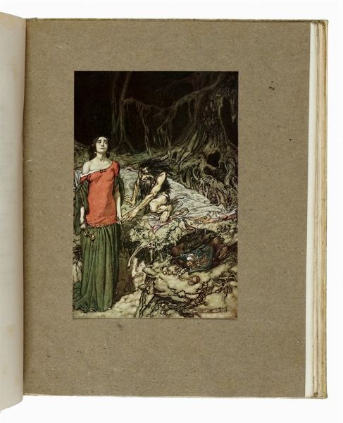 RICHARD WAGNER : Siegfried & the twilight of the Gods [...] with illustrations by Arthur Rackham. Translated by Maragare Armour.  - Asta Autografi e manoscritti, Futurismo, libri del Novecento e libri d'artista [Parte I] - Associazione Nazionale - Case d'Asta italiane