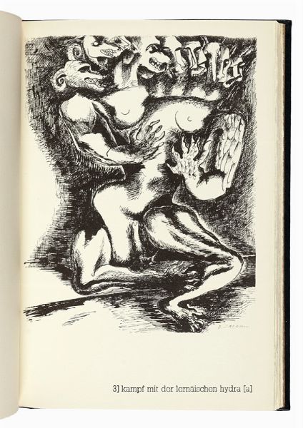 OSSIP ZADKINE : The Labours of Heracles.  - Asta Autografi e manoscritti, Futurismo, libri del Novecento e libri d'artista [Parte I] - Associazione Nazionale - Case d'Asta italiane