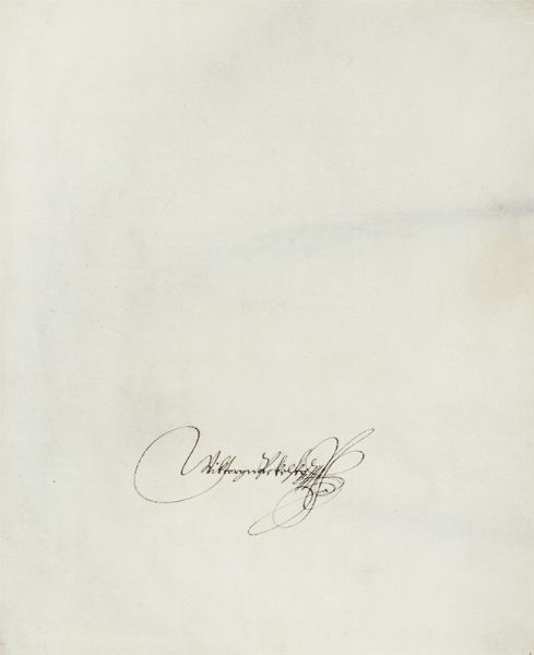 LEOPOLDO I D'ASBURGO : Conferimento di stemma e titolo nobiliare con firma autografa dell'imperatore Leopoldo I.  - Asta Autografi e manoscritti, Futurismo, libri del Novecento e libri d'artista [Parte I] - Associazione Nazionale - Case d'Asta italiane