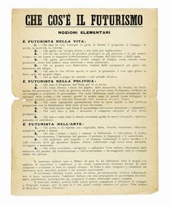 Filippo Tommaso Marinetti - Che cos' il futurismo. Nozioni elementari.