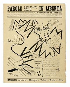 Filippo Tommaso Marinetti : Che cos' il futurismo. Nozioni elementari.  - Asta Autografi e manoscritti, Futurismo, libri del Novecento e libri d'artista [Parte I] - Associazione Nazionale - Case d'Asta italiane