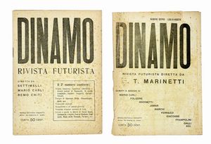 Emilio Settimelli - Dinamo. Rivista [mensile di arte] futurista. Anno I, nn. 2 e 6.
