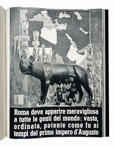 Mario Sironi : Italia imperiale.  - Asta Autografi e manoscritti, Futurismo, libri del Novecento e libri d'artista [Parte I] - Associazione Nazionale - Case d'Asta italiane