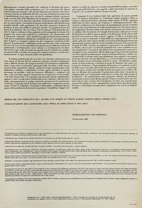 GIANFRANCO SANGUINETTI : Internazionale situazionista. Rivista della sezione italiana dell'I.S. N. 1 - Luglio 1969.  - Asta Autografi e manoscritti, Futurismo, libri del Novecento e libri d'artista [Parte I] - Associazione Nazionale - Case d'Asta italiane