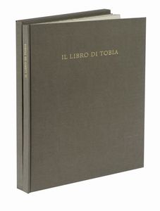 Il Libro di Tobia illustrato da una serie di composizioni incise in bronzo da Dario Viterbo.  - Asta Autografi e manoscritti, Futurismo, libri del Novecento e libri d'artista [Parte I] - Associazione Nazionale - Case d'Asta italiane