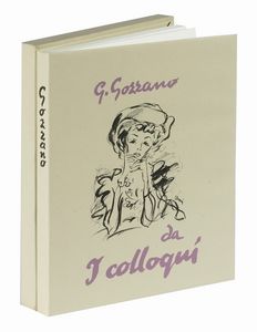 GUIDO GOZZANO : Liriche scelte da I colloqui.  - Asta Autografi e manoscritti, Futurismo, libri del Novecento e libri d'artista [Parte I] - Associazione Nazionale - Case d'Asta italiane