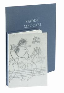 CARLO EMILIO GADDA : Un concerto di centoventi professori.  - Asta Autografi e manoscritti, Futurismo, libri del Novecento e libri d'artista [Parte I] - Associazione Nazionale - Case d'Asta italiane