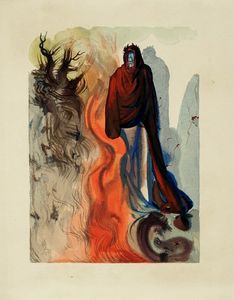 DANTE ALIGHIERI : La Divina Commedia. Illustrazioni di Dal.  - Asta Autografi e manoscritti, Futurismo, libri del Novecento e libri d'artista [Parte I] - Associazione Nazionale - Case d'Asta italiane