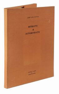 JOS LUIS CUEVAS : Ritratti & Autoritratti. Otto incisioni originali, testo di Roberto Sanesi.  - Asta Autografi e manoscritti, Futurismo, libri del Novecento e libri d'artista [Parte I] - Associazione Nazionale - Case d'Asta italiane