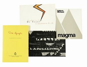 ROMANA LODA - Raccolta di 15 cataloghi di alcune delle artiste promosse da Romana Loda e 2 inviti alla famosa mostra Magma di Firenze del 1976.