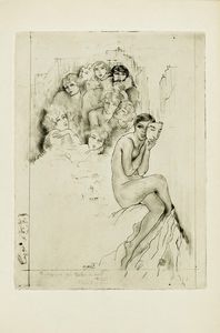 MAURICE MAGRE : Les belles de nuit. Illustr de dix-huit eaux-fortes originale graves par douard Chimot.  - Asta Autografi e manoscritti, Futurismo, libri del Novecento e libri d'artista [Parte I] - Associazione Nazionale - Case d'Asta italiane