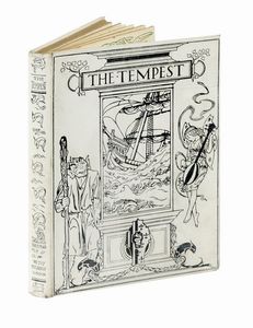 WILLIAM SHAKESPEARE : The tempest [...] decorated by Robert Anning Bell.  - Asta Autografi e manoscritti, Futurismo, libri del Novecento e libri d'artista [Parte I] - Associazione Nazionale - Case d'Asta italiane