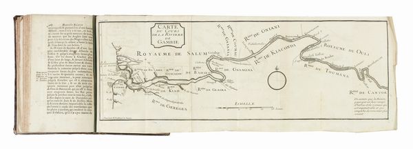 JEAN BAPTISTE LABAT : Nouvelle relation de l'Afrique occidentale: contenant une description exacte du Senegal & des Pais situes entre le Cap-Blanc... Tome premier (-V).  - Asta Libri a stampa dal XV al XIX secolo [Parte II] - Associazione Nazionale - Case d'Asta italiane