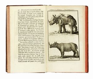 PETER KOLB : Description du Cap de Bonne-Esperance, ou l?on trouve tout ce qui concerne l?histoire-naturelle du pays... Tome premier (-troisieme).  - Asta Libri a stampa dal XV al XIX secolo [Parte II] - Associazione Nazionale - Case d'Asta italiane