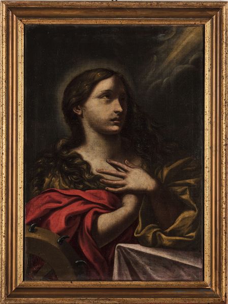 Scuola del XVII secolo Santa Caterina d'Alessandria  - Asta Pittura Antica - Associazione Nazionale - Case d'Asta italiane