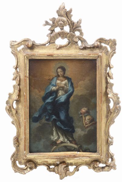 Scuola del XVIII secolo Immacolata Concezione  - Asta Pittura Antica - Associazione Nazionale - Case d'Asta italiane