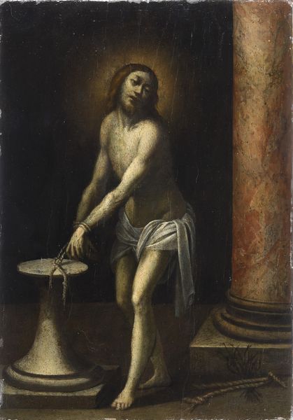 Luca Cambiaso, Ambito di : Cristo alla colonna  - Asta Pittura Antica - Associazione Nazionale - Case d'Asta italiane