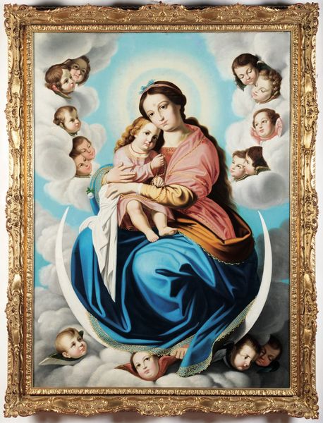 Giovan Battista Salvi detto il Sassoferrato, copia da : (XIX secolo) Madonna con Bambino  - Asta Pittura Antica - Associazione Nazionale - Case d'Asta italiane