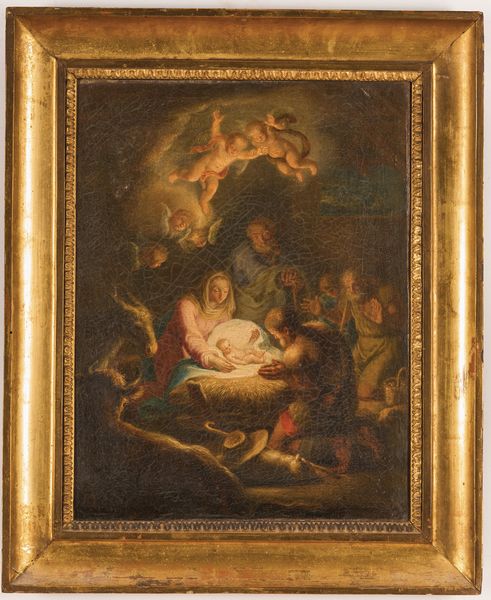 Scuola del XVIII secolo Nativit  - Asta Pittura Antica - Associazione Nazionale - Case d'Asta italiane