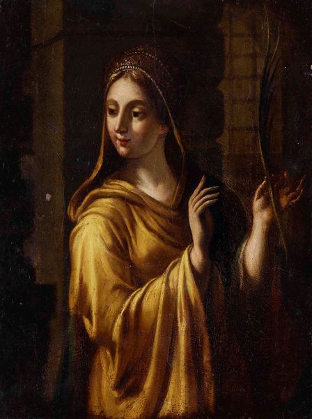 Scuola del XVII secolo Santa martire  - Asta Pittura Antica - Associazione Nazionale - Case d'Asta italiane