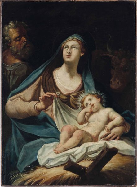 Scuola del XVIII secolo Sacra Famiglia  - Asta Pittura Antica - Associazione Nazionale - Case d'Asta italiane