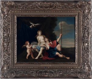 Jacob van Loo, Attribuito a - Venere e Adone