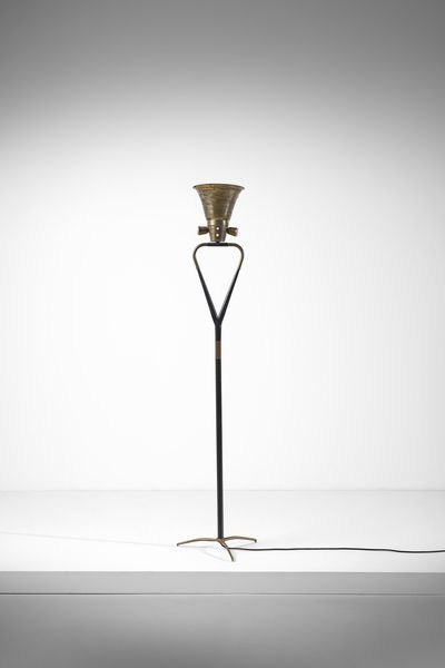 LACCA CESARE (n. 1929) : Lampada da terra  - Asta Asta 420 | DESIGN E ARTI DECORATIVE DEL NOVECENTO Online - Associazione Nazionale - Case d'Asta italiane