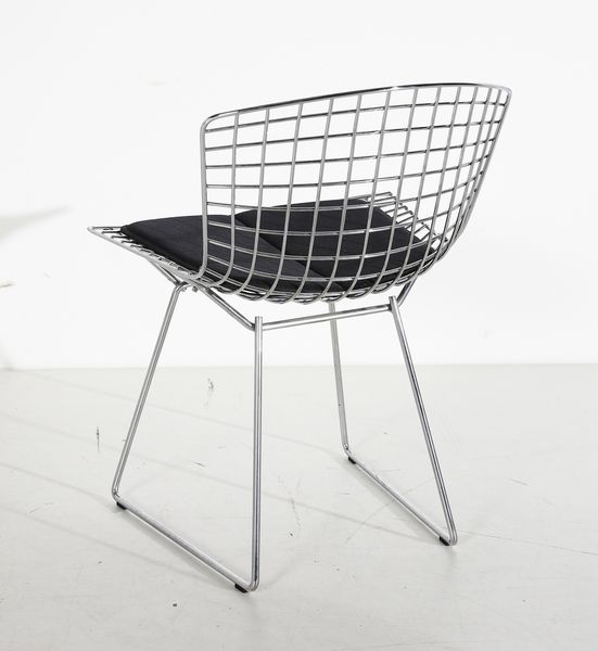 HARRY BERTOIA  (1915 - 1978) : Sei sedie mod. Wire Side Chair per Knoll  - Asta Asta 420 | DESIGN E ARTI DECORATIVE DEL NOVECENTO Online - Associazione Nazionale - Case d'Asta italiane