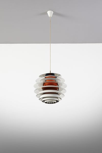 HENNINGSEN POUL (1894 - 1967) : Lampada a sospensione mod. Kontrast per Louis Poulsen  - Asta Asta 420 | DESIGN E ARTI DECORATIVE DEL NOVECENTO Online - Associazione Nazionale - Case d'Asta italiane