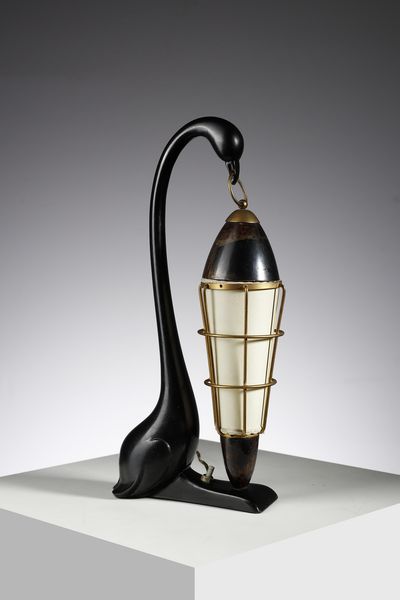 TURA ALDO (1909 - 1963) : Lampada da tavolo  - Asta Asta 420 | DESIGN E ARTI DECORATIVE DEL NOVECENTO Online - Associazione Nazionale - Case d'Asta italiane