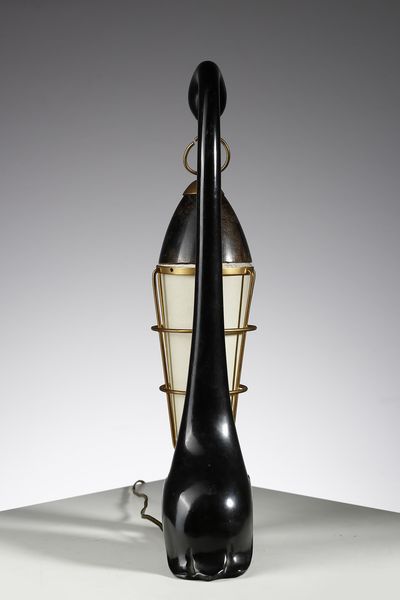 TURA ALDO (1909 - 1963) : Lampada da tavolo  - Asta Asta 420 | DESIGN E ARTI DECORATIVE DEL NOVECENTO Online - Associazione Nazionale - Case d'Asta italiane