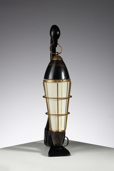 TURA ALDO (1909 - 1963) : Lampada da tavolo  - Asta Asta 420 | DESIGN E ARTI DECORATIVE DEL NOVECENTO Online - Associazione Nazionale - Case d'Asta italiane