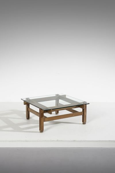 PARISI ICO (1916 - 1996) : Tavolo da salotto variante con piano quadrato del mod. 751 per Cassina  - Asta Asta 420 | DESIGN E ARTI DECORATIVE DEL NOVECENTO Online - Associazione Nazionale - Case d'Asta italiane