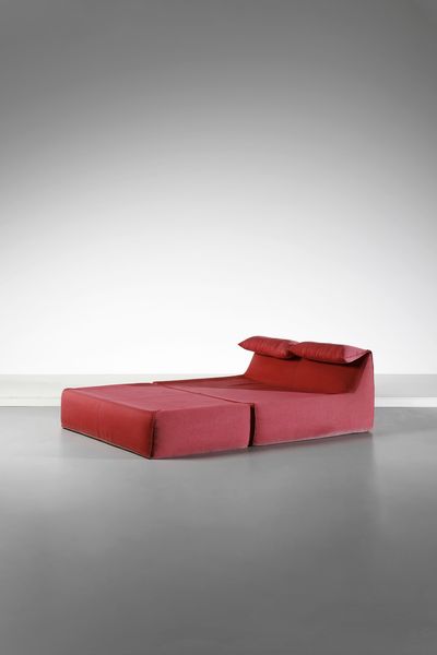 BELLINI MARIO (n. 1935) : Letto mod. Bamboletto per B&B Italia  - Asta Asta 420 | DESIGN E ARTI DECORATIVE DEL NOVECENTO Online - Associazione Nazionale - Case d'Asta italiane